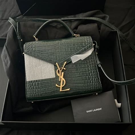 small cassandra ysl|ysl cassandra crocodile.